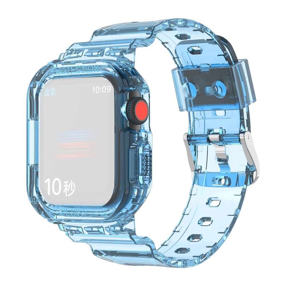 Cinturino con cover Crystal Apple Watch 40mm blu