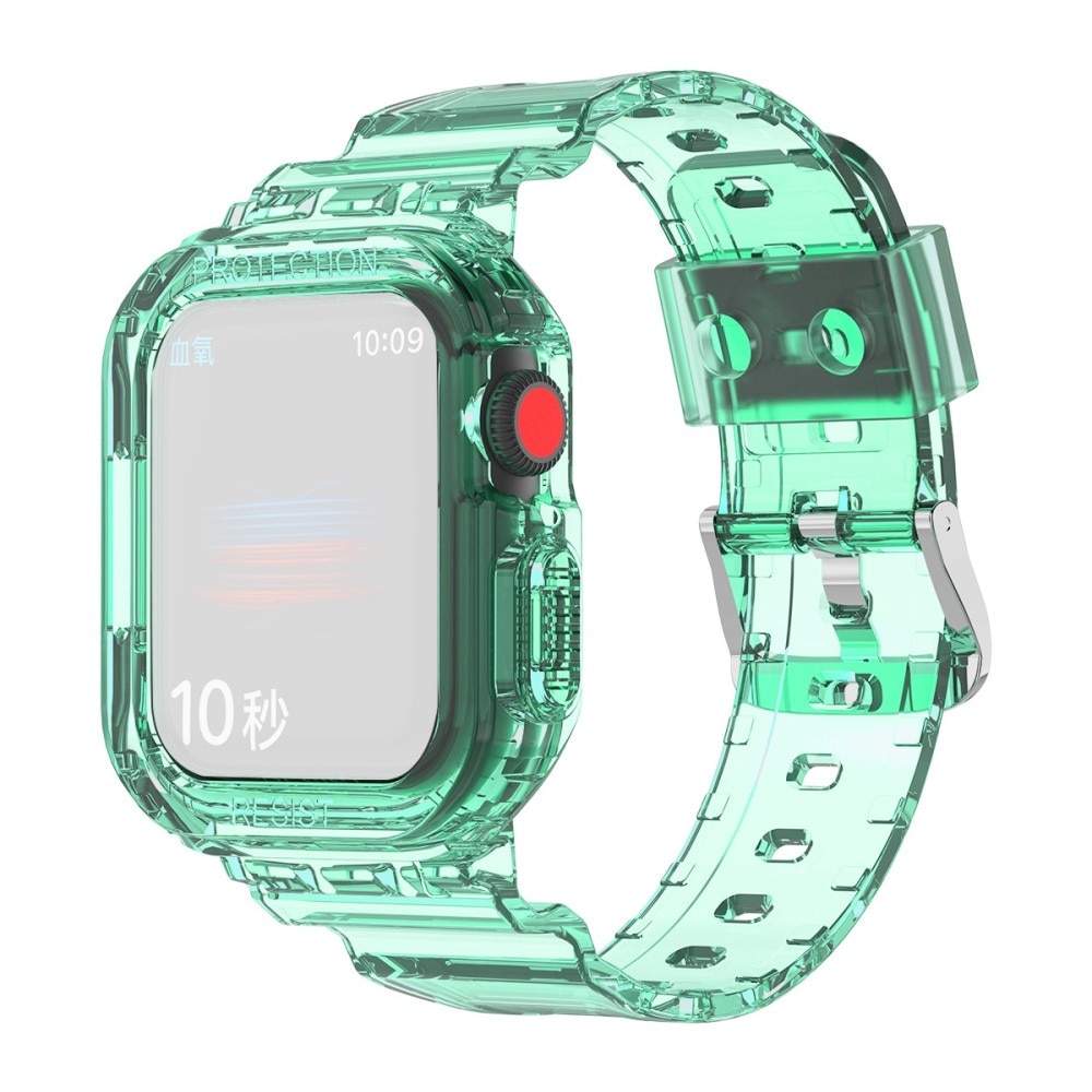 Cinturino con cover Crystal Apple Watch 40mm verde