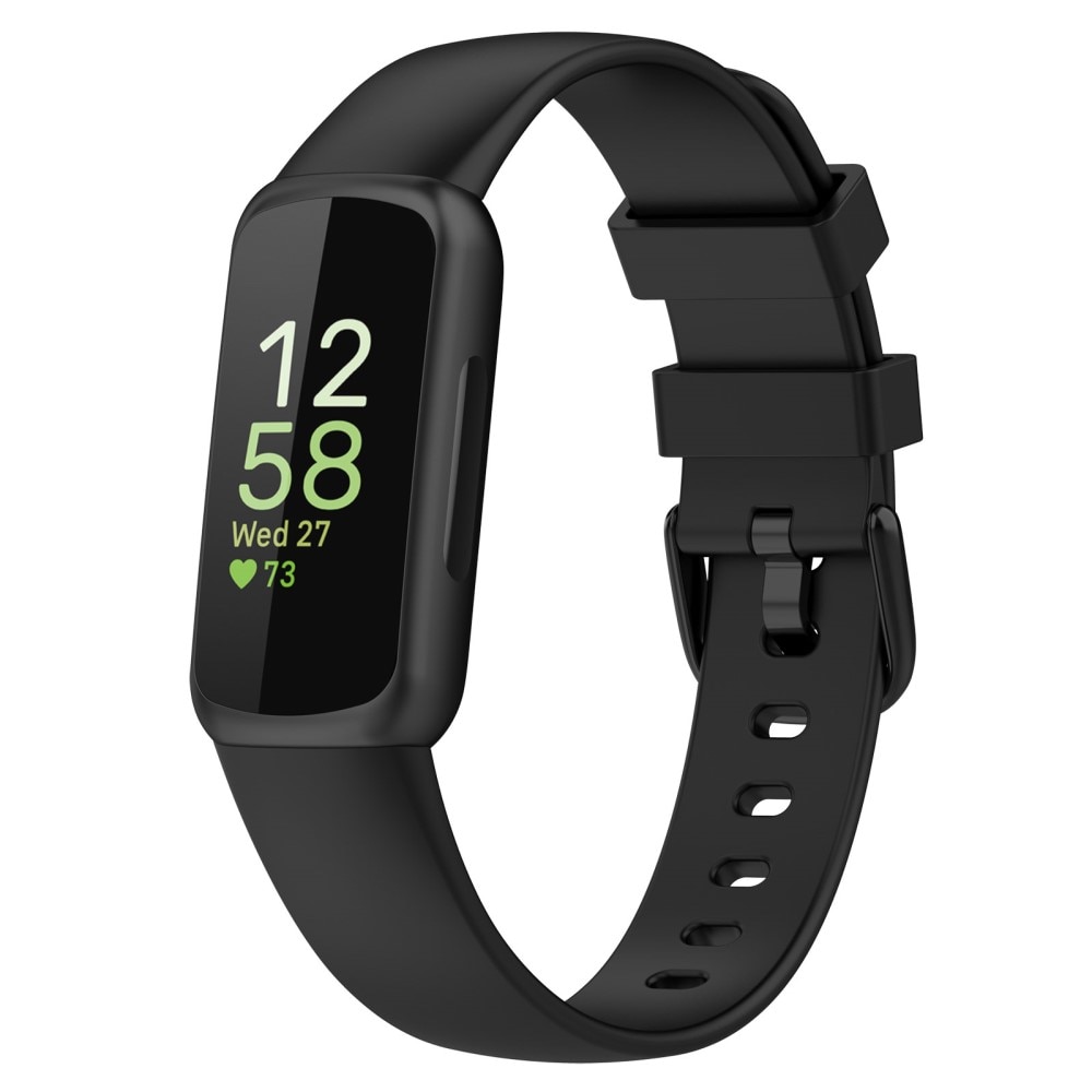 Cinturino in silicone per Fitbit Inspire 3, nero