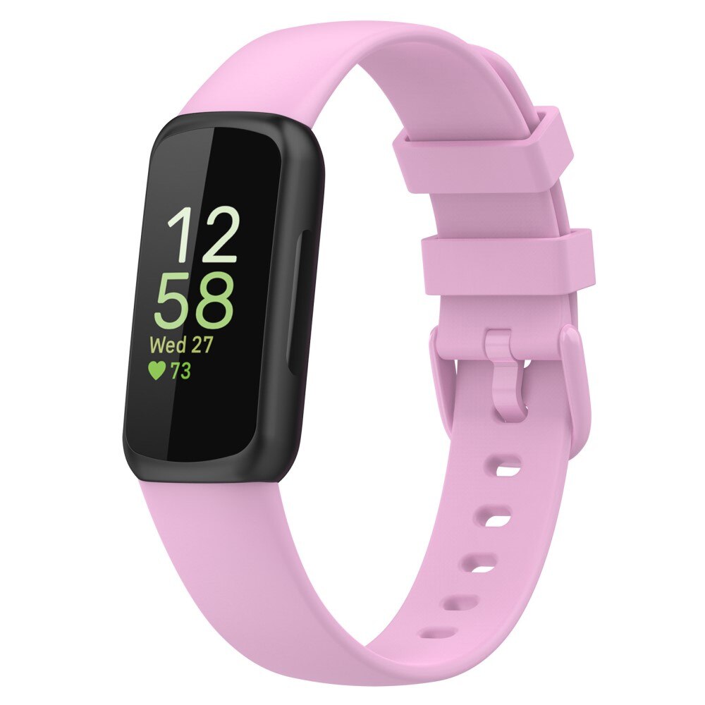 Cinturino in silicone per (Small) Fitbit Inspire 3, rosa