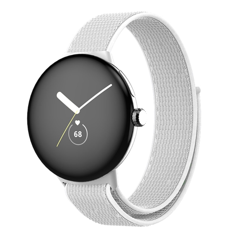 Cinturino in nylon Google Pixel Watch bianco