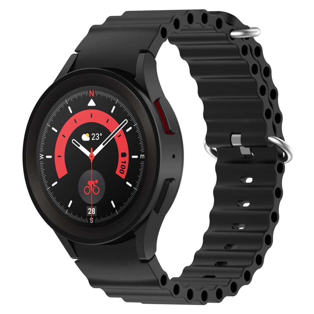 Full Fit Cinturino in silicone Resistente Samsung Galaxy Watch 5 40mm nero