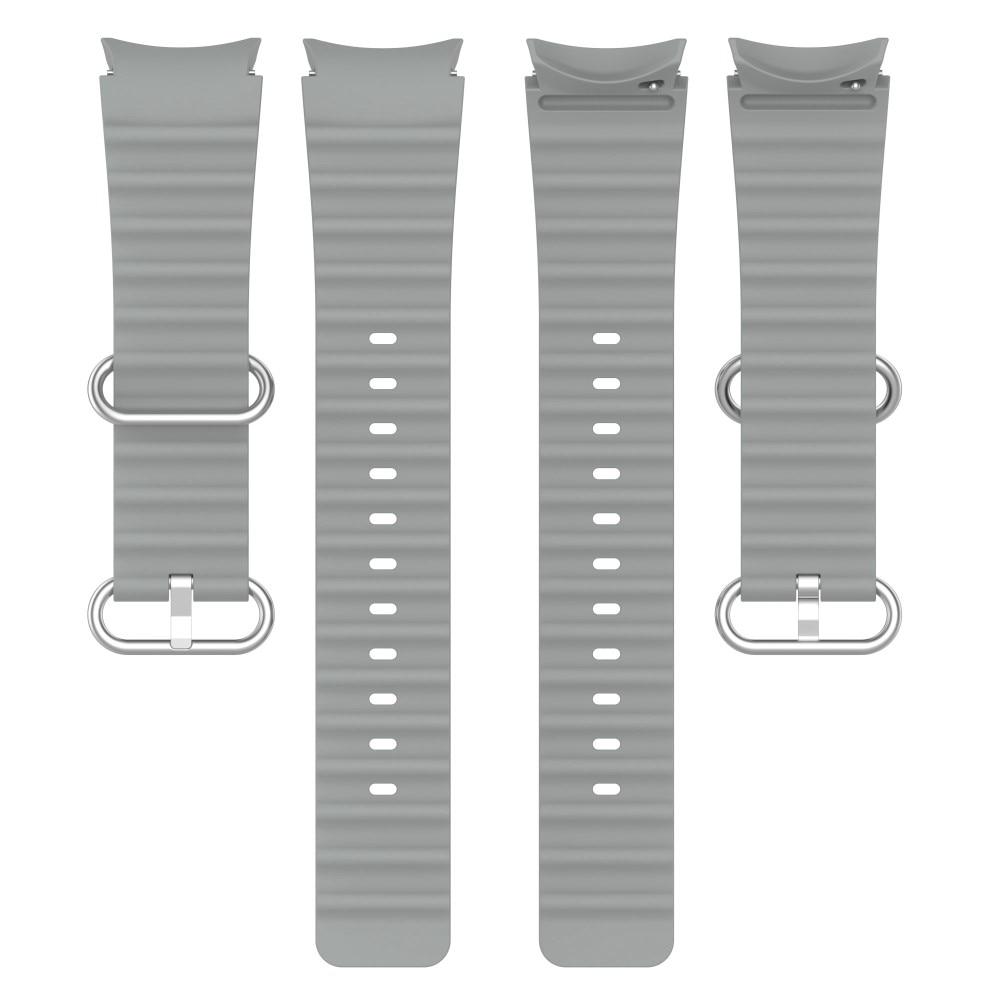 Full Fit Cinturino in silicone Resistente Samsung Galaxy Watch 4 40mm, grigio