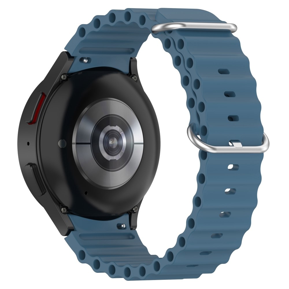Full Fit Cinturino in silicone Resistente Samsung Galaxy Watch 6 44mm, blu