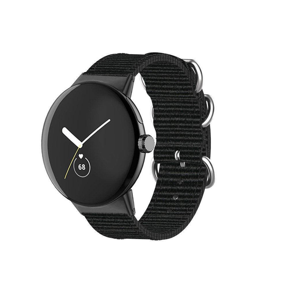 Cinturino in tessuto militare Google Pixel Watch nero