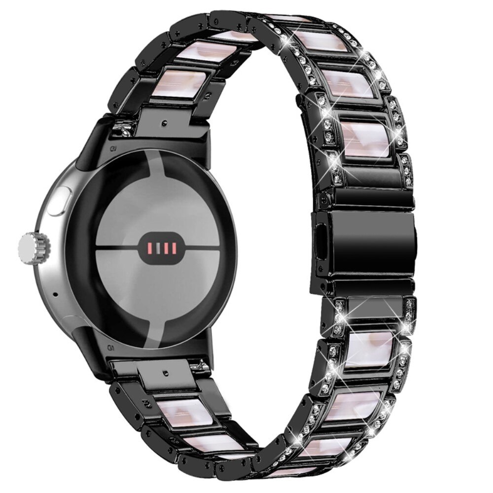 Cinturino di diamanti Google Pixel Watch 2 Black Pearl