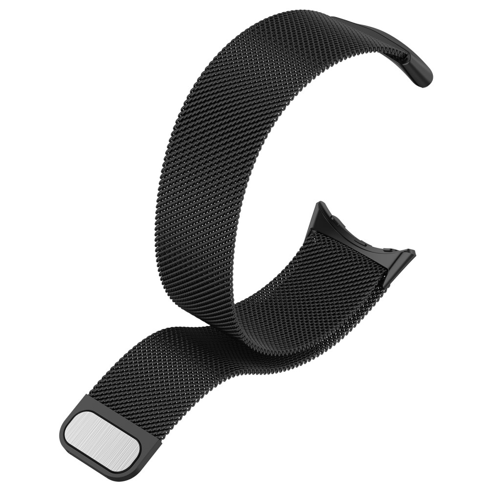 Cinturino in maglia milanese per Google Pixel Watch, nero