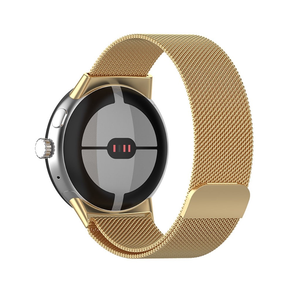 Cinturino in maglia milanese per Google Pixel Watch, oro