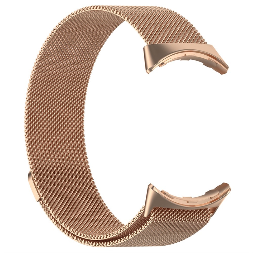 Cinturino in maglia milanese per Google Pixel Watch 2, oro rosa