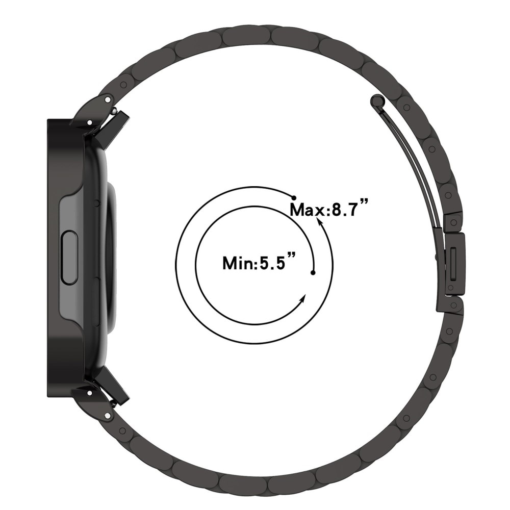 Cinturino in metallo Xiaomi Redmi Watch 3 nero