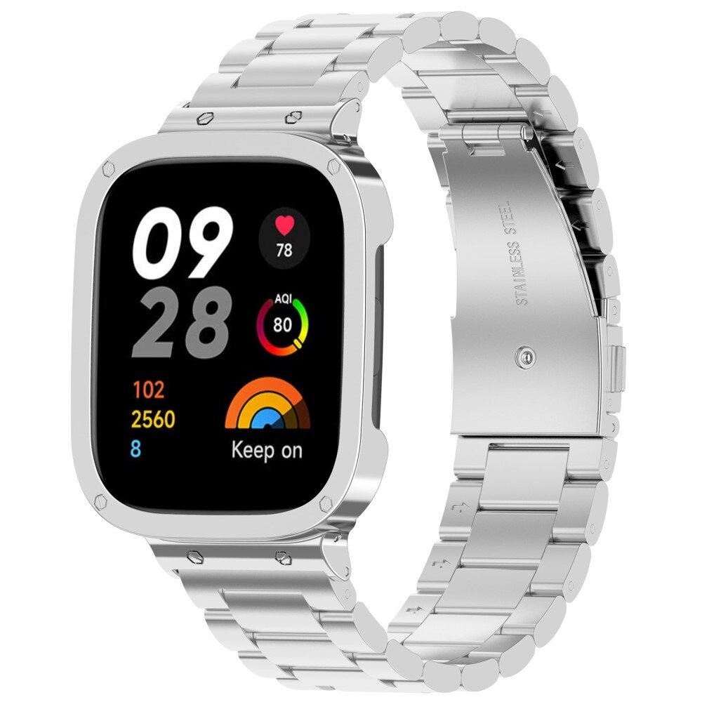 Cinturino in metallo Xiaomi Redmi Watch 3 d'argento