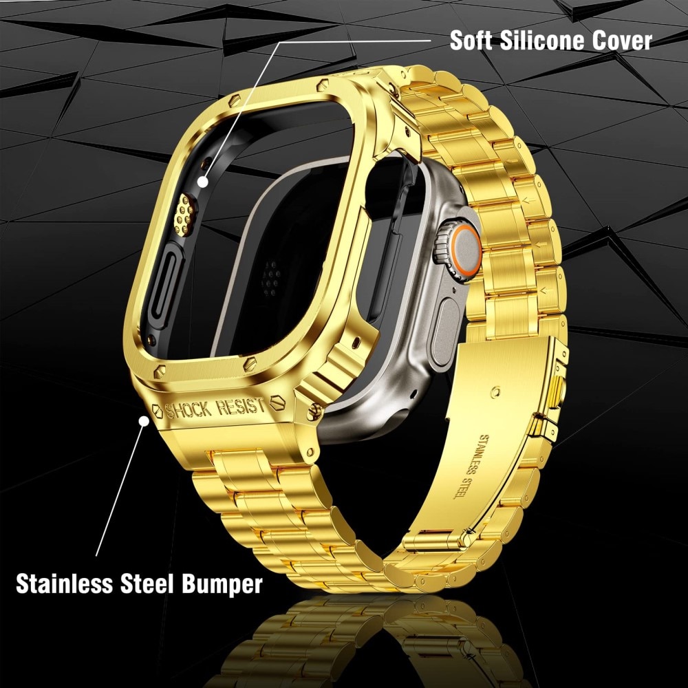 Cinturino Full Metal Apple Watch 44mm oro