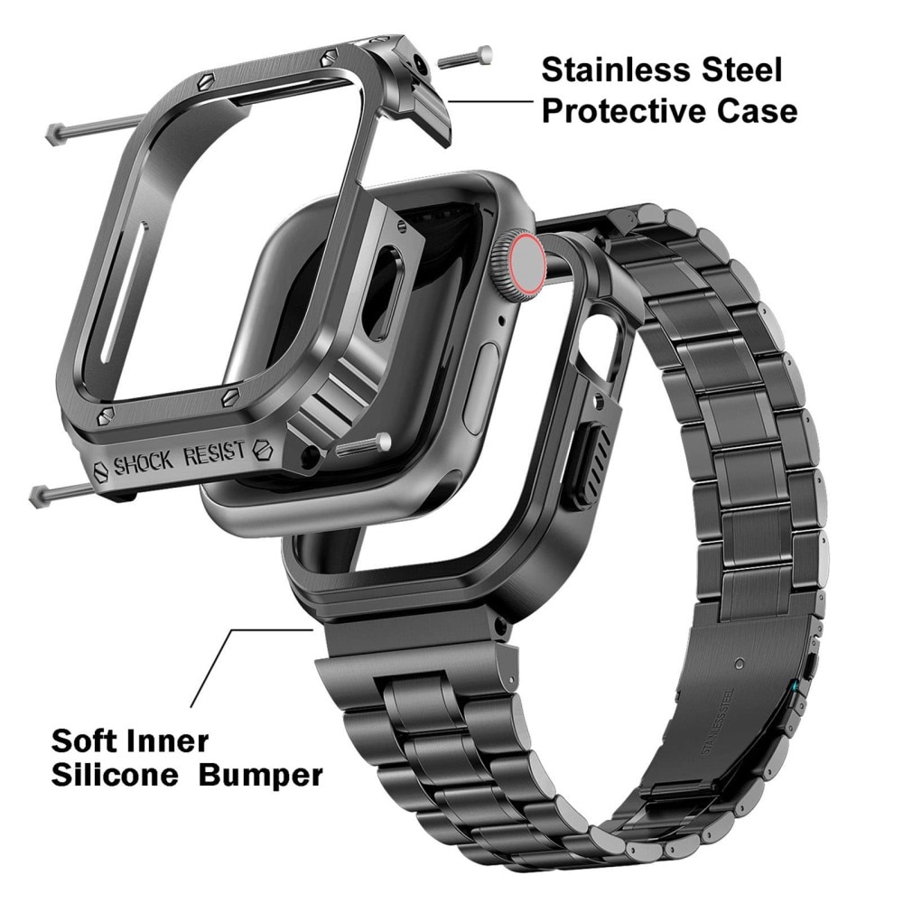 Cinturino Full Metal Apple Watch Ultra 49mm grigio scuro