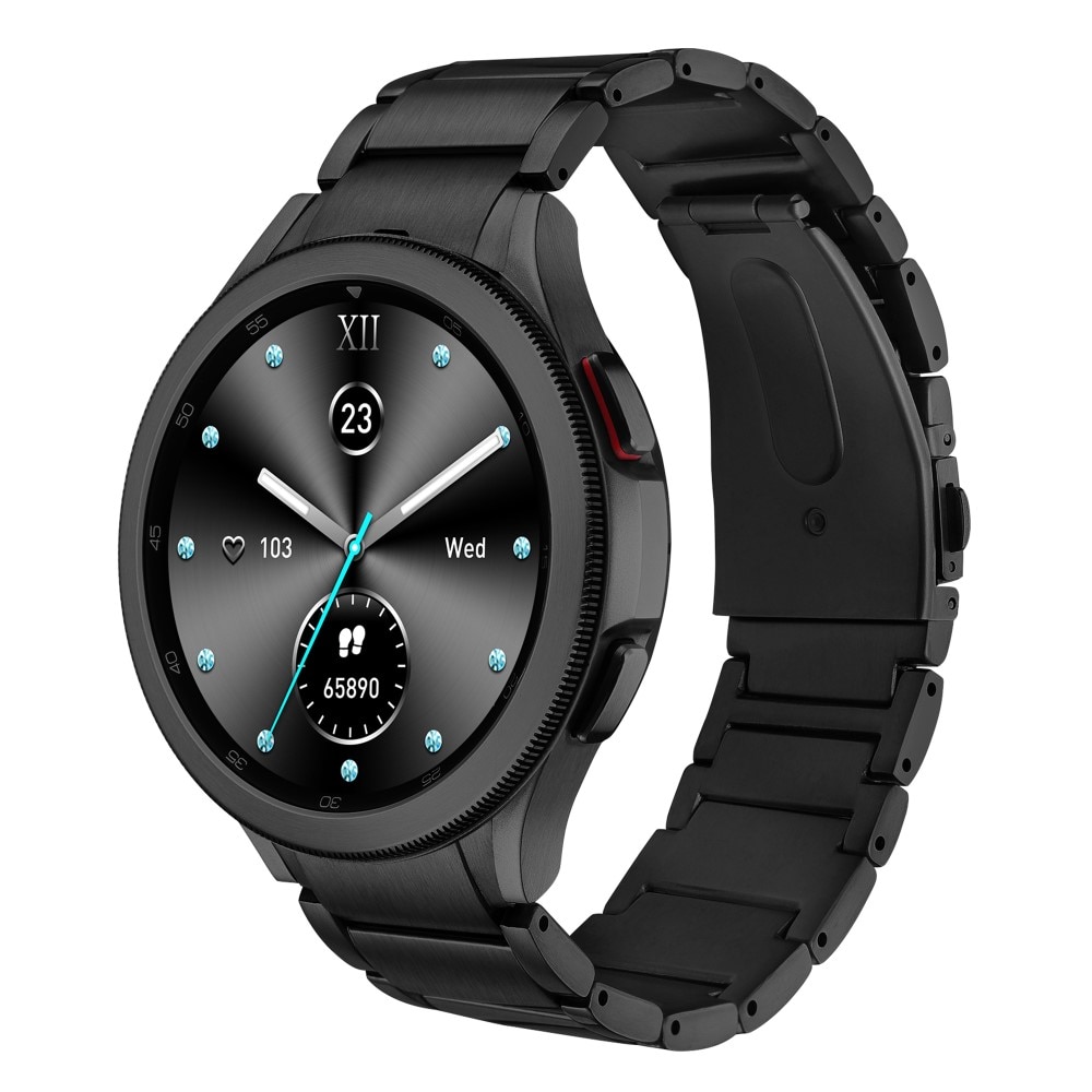 Full Fit Cinturino in titanio Samsung Galaxy Watch 4 44mm nero