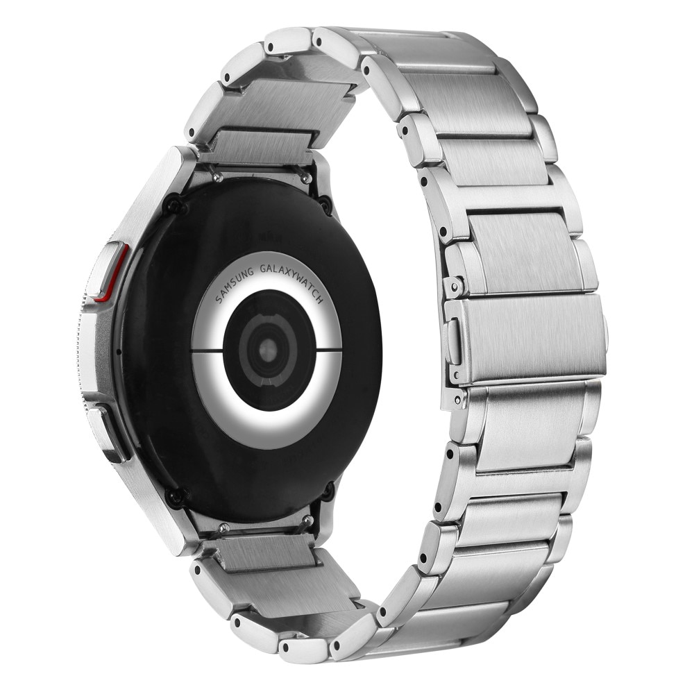 Full Fit Cinturino in titanio Samsung Galaxy Watch 4 44mm d'argento