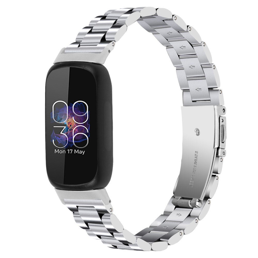 Cinturino in metallo Fitbit Inspire 3 d'argento