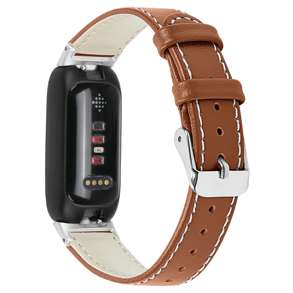 Cinturino in pelle Fitbit Inspire 3 marrone