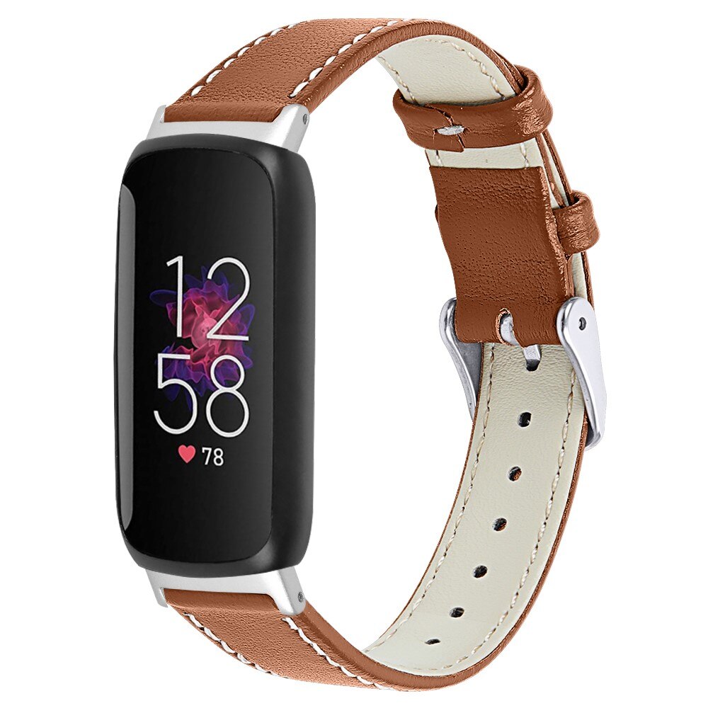 Cinturino in pelle Fitbit Inspire 3 marrone