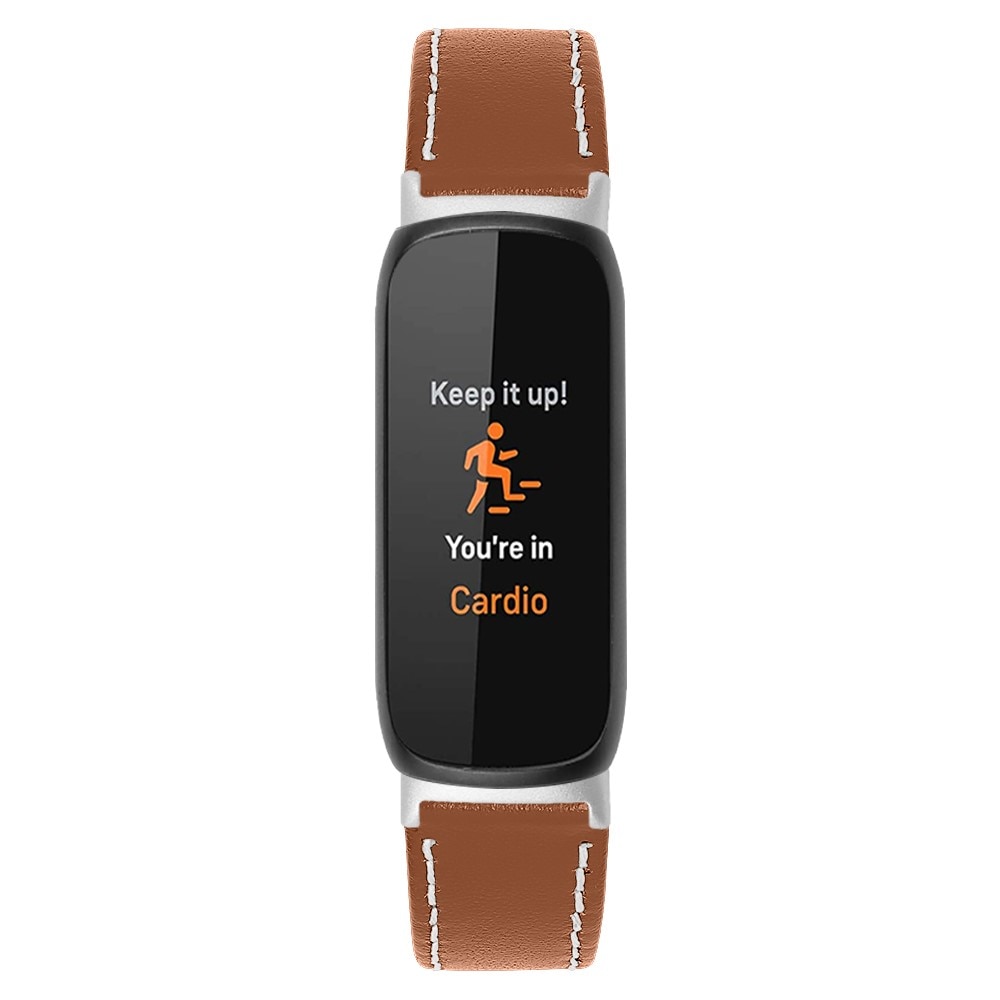 Cinturino in pelle Fitbit Inspire 3 marrone