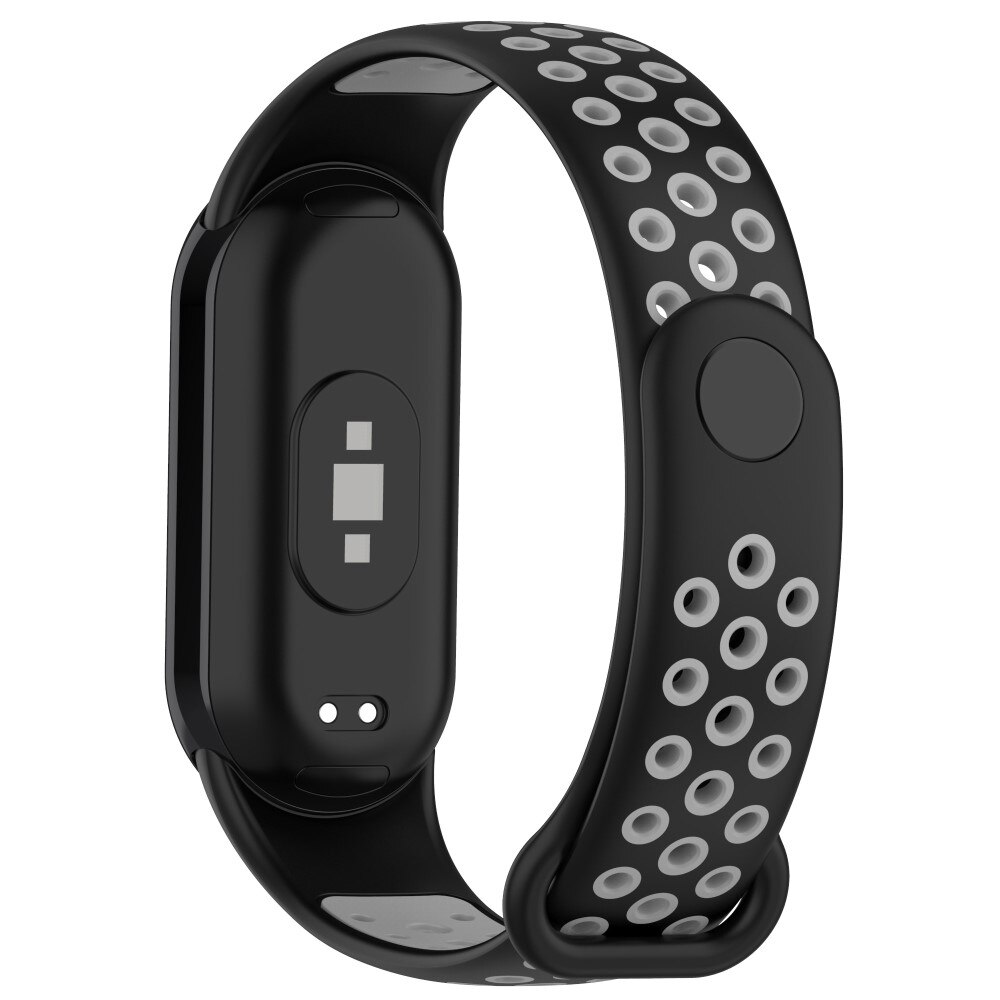 Cinturino Sport in Silicone Xiaomi Smart Band 8 grigio