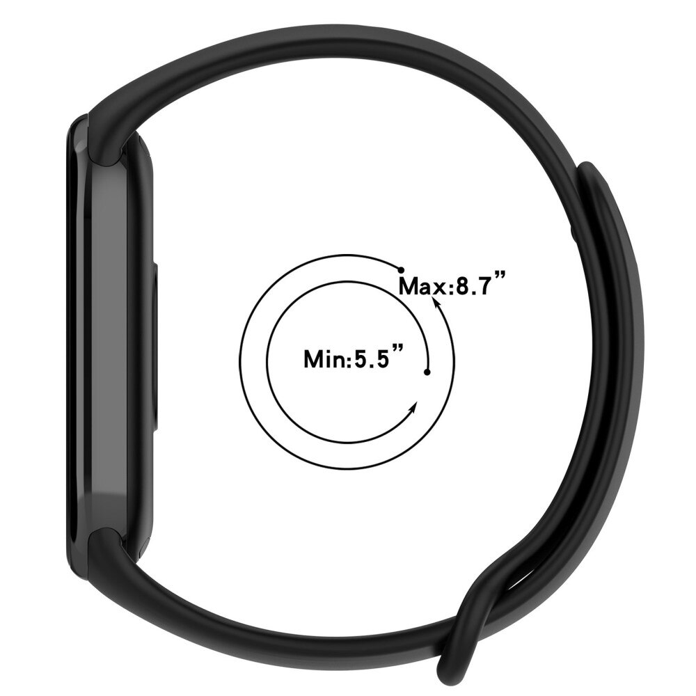 Cinturino in silicone Xiaomi Smart Band 8 nero