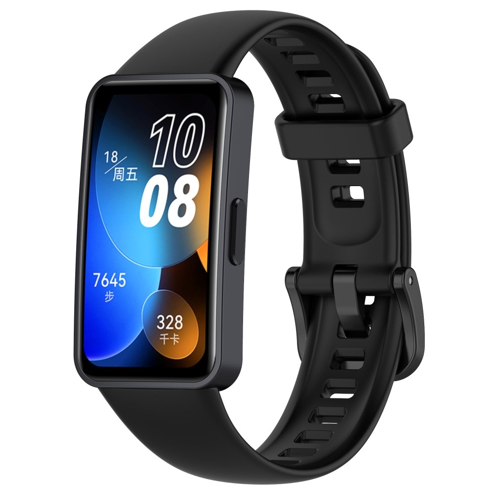 Cinturino in silicone Huawei Band 8 nero