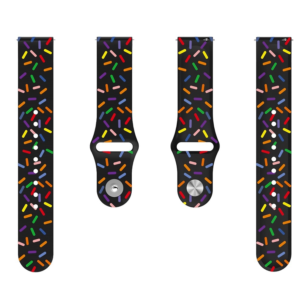 Cinturino in silicone per Hama Fit Watch 4910, nero codette