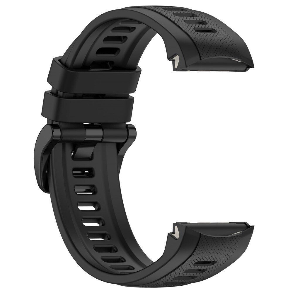 Cinturino in silicone per Garmin Approach S70 42mm, Nero