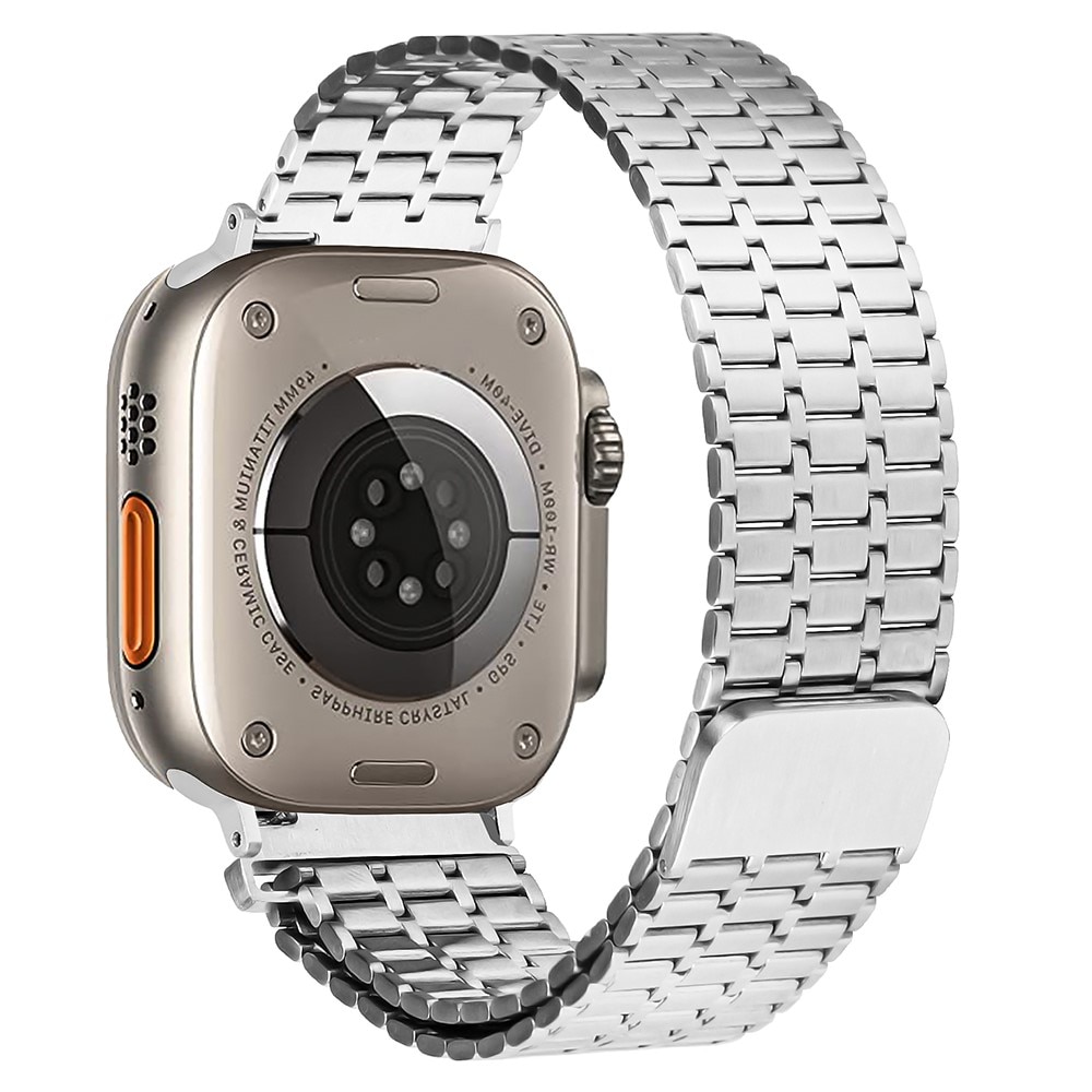 Cinturino Magnetic Business Apple Watch 44mm d'argento