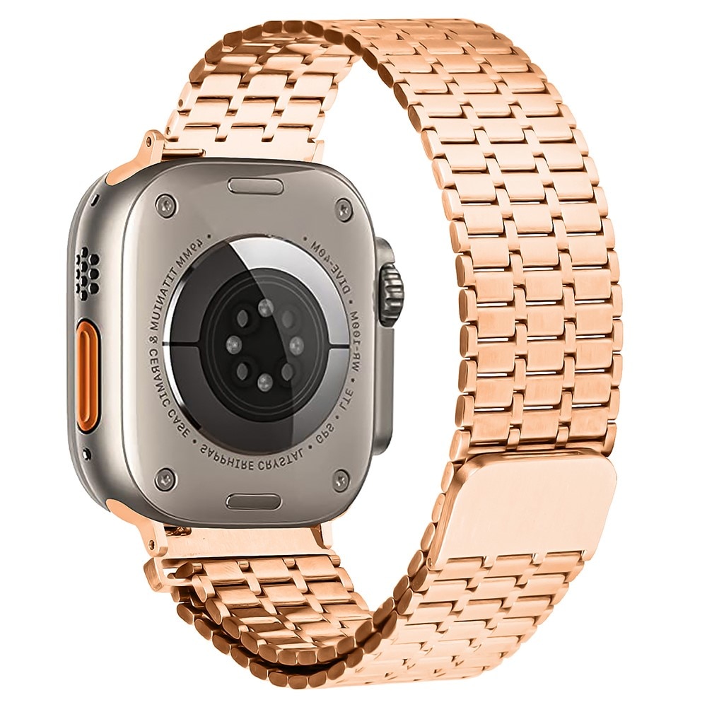 Cinturino Magnetic Business Apple Watch 45mm Series 7 oro rosa