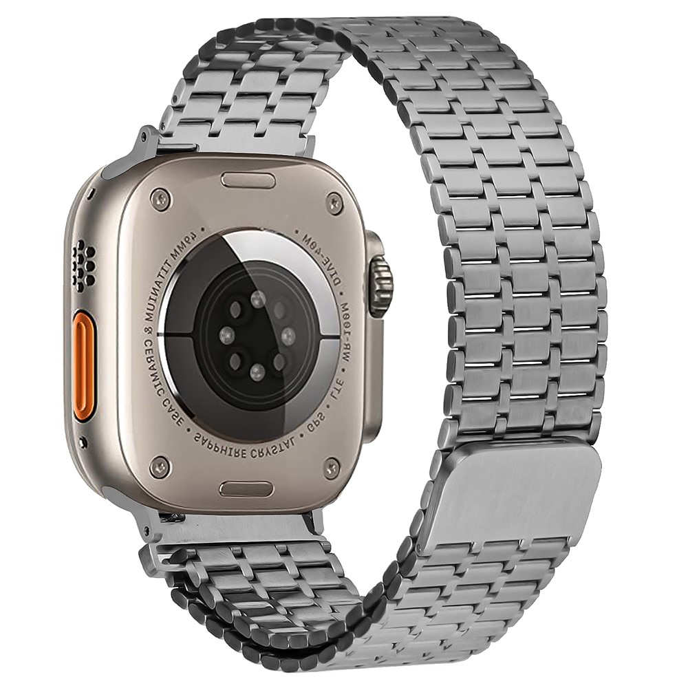 Cinturino Magnetic Business Apple Watch 45mm Series 8 grigio