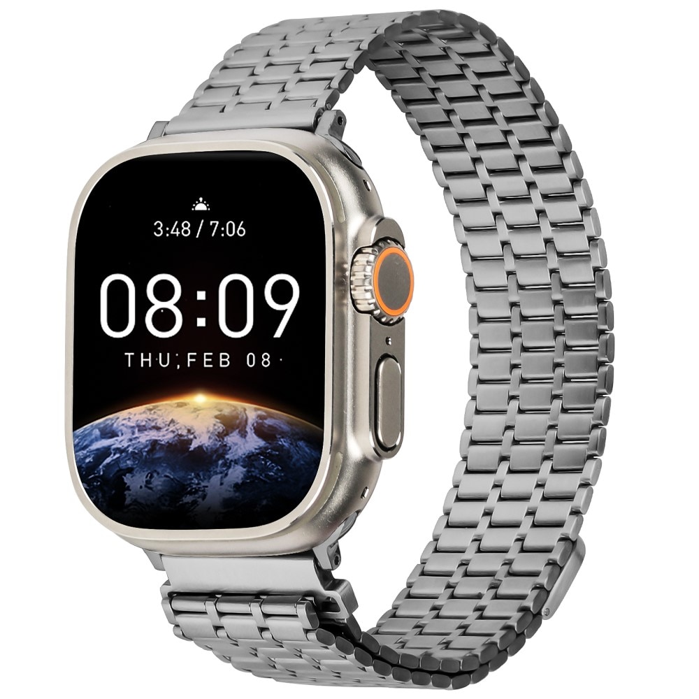 Cinturino Magnetic Business Apple Watch Series 10 46mm grigio