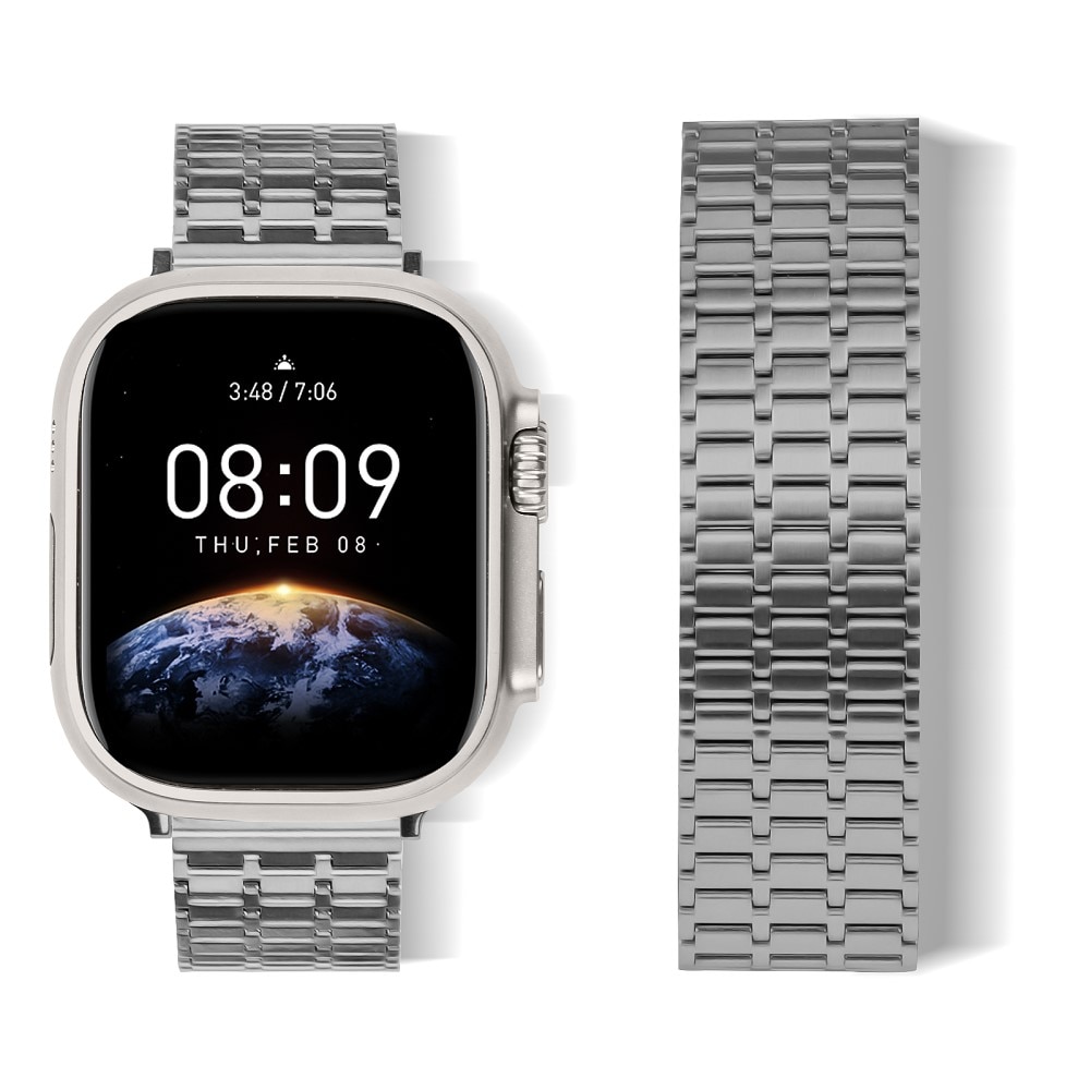 Cinturino Magnetic Business Apple Watch 45mm Series 9 grigio