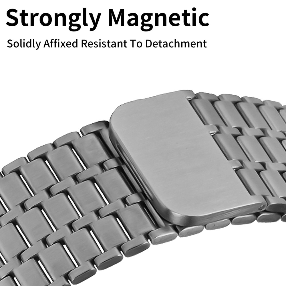 Cinturino Magnetic Business Apple Watch 45mm Series 9 grigio