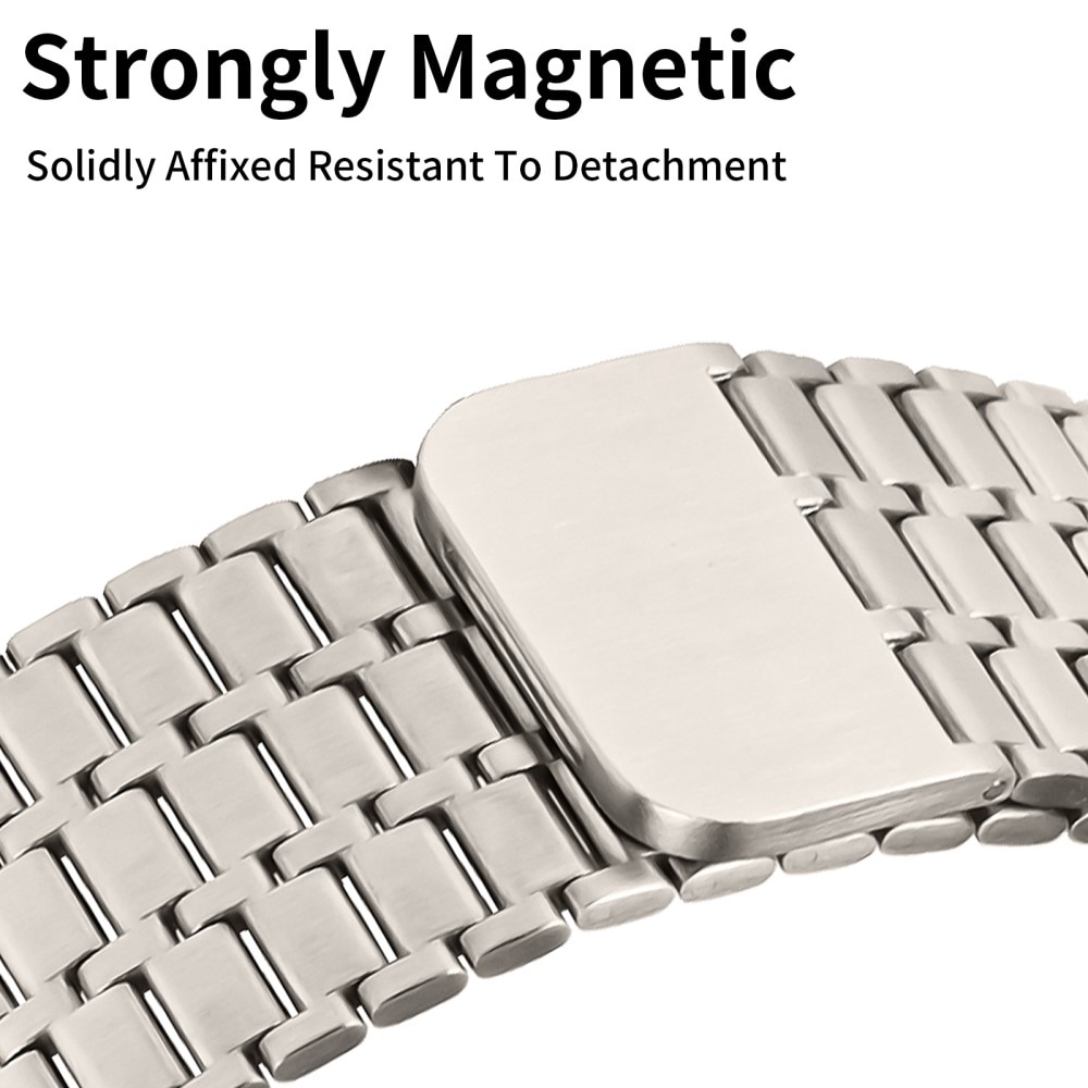 Cinturino Magnetic Business Apple Watch 45mm Series 7 titanio
