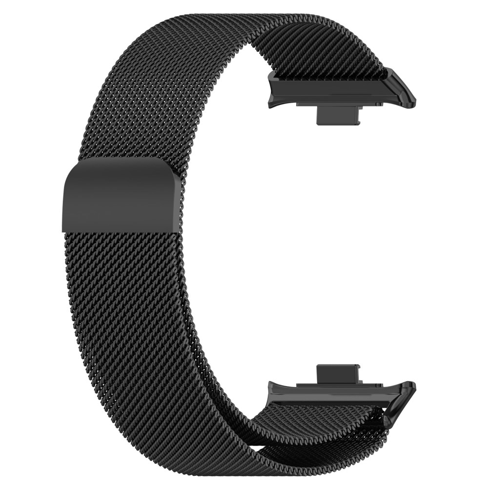 Cinturino in maglia milanese per Xiaomi Smart Band 8 Pro nero