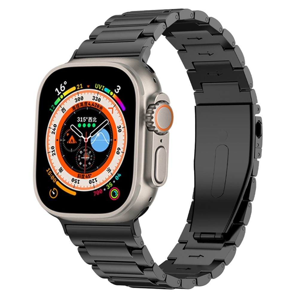 Cinturino in titanio Apple Watch 45mm Series 9 nero