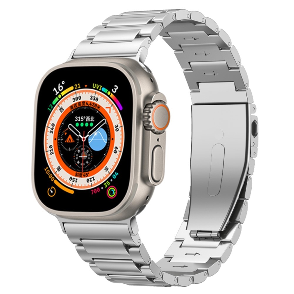 Cinturino in titanio Apple Watch Ultra 49mm d'argento