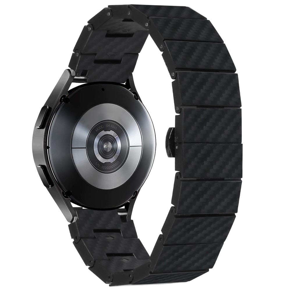 Bracciale a maglie Fibra di carbonio Samsung Galaxy Watch 6 44mm nero