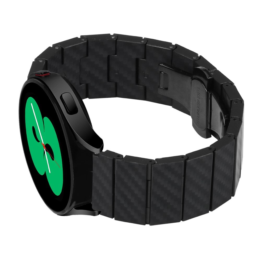 Bracciale a maglie Fibra di carbonio Universal 20mm nero