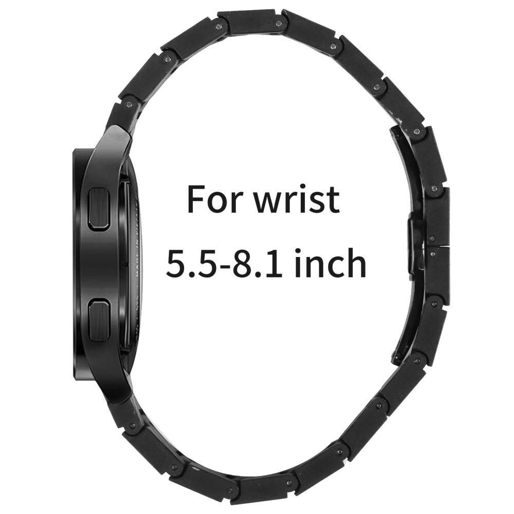 Bracciale a maglie Fibra di carbonio Samsung Galaxy Watch 6 40mm nero