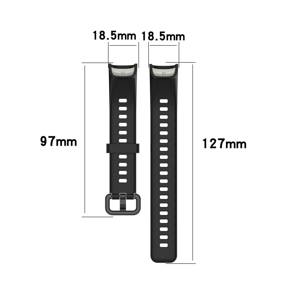 Cinturino in silicone per Huawei Band 4, nero