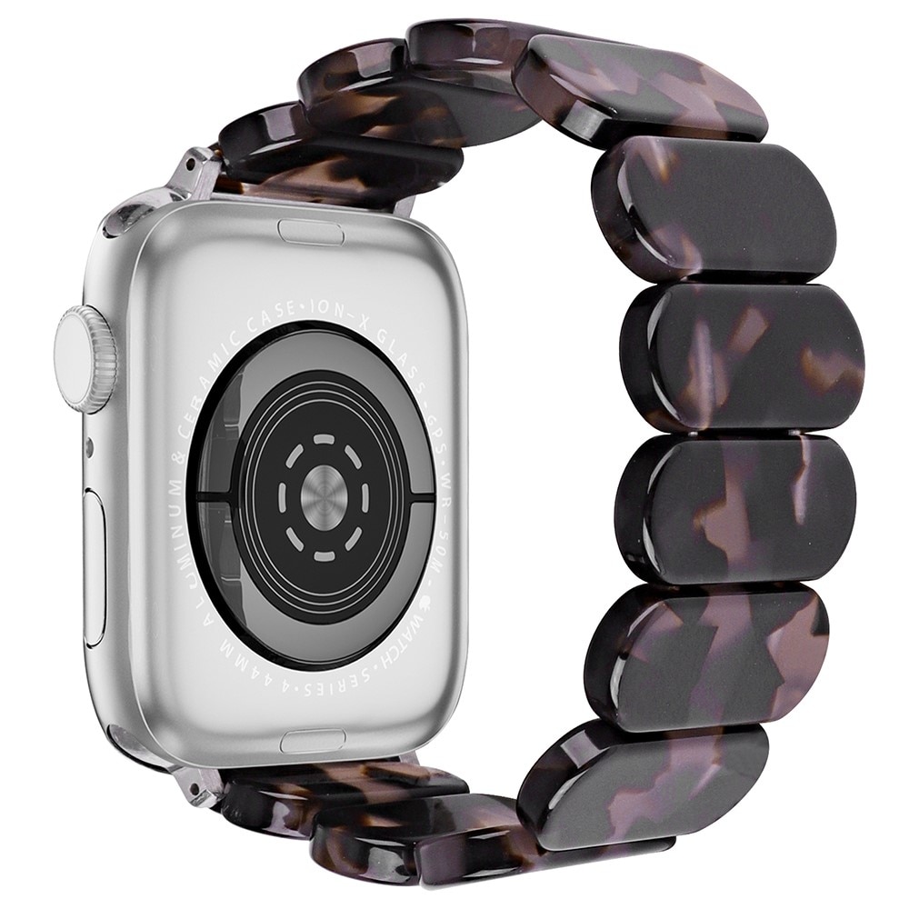 Cinturino in resina elastica Apple Watch 45mm Series 9, nero/grigio