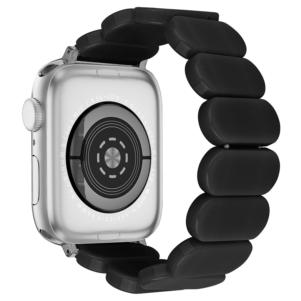 Cinturino in resina elastica Apple Watch 44mm, nero