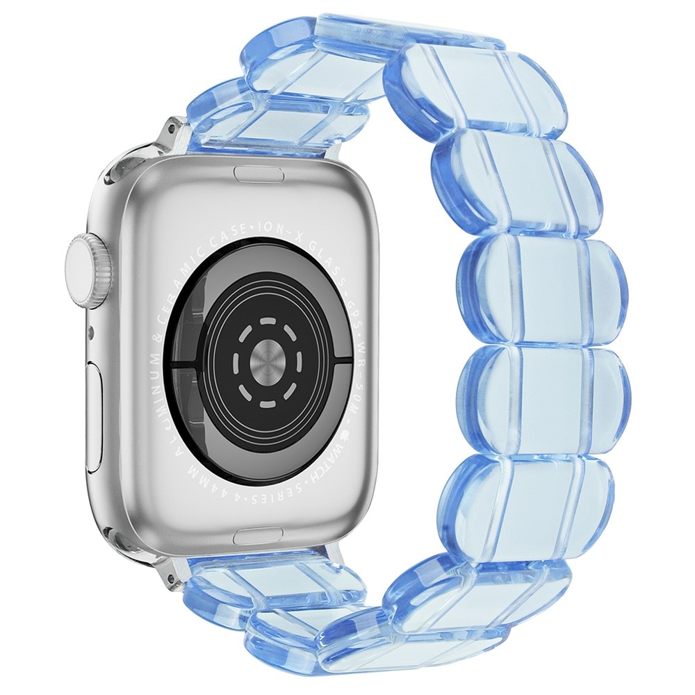 Cinturino in resina elastica Apple Watch 44mm, blu