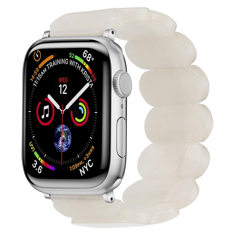 Cinturino in resina elastica Apple Watch 41mm Series 9, bianco