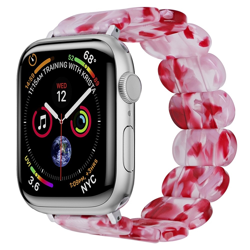 Cinturino in resina elastica Apple Watch 38mm, mix rosa