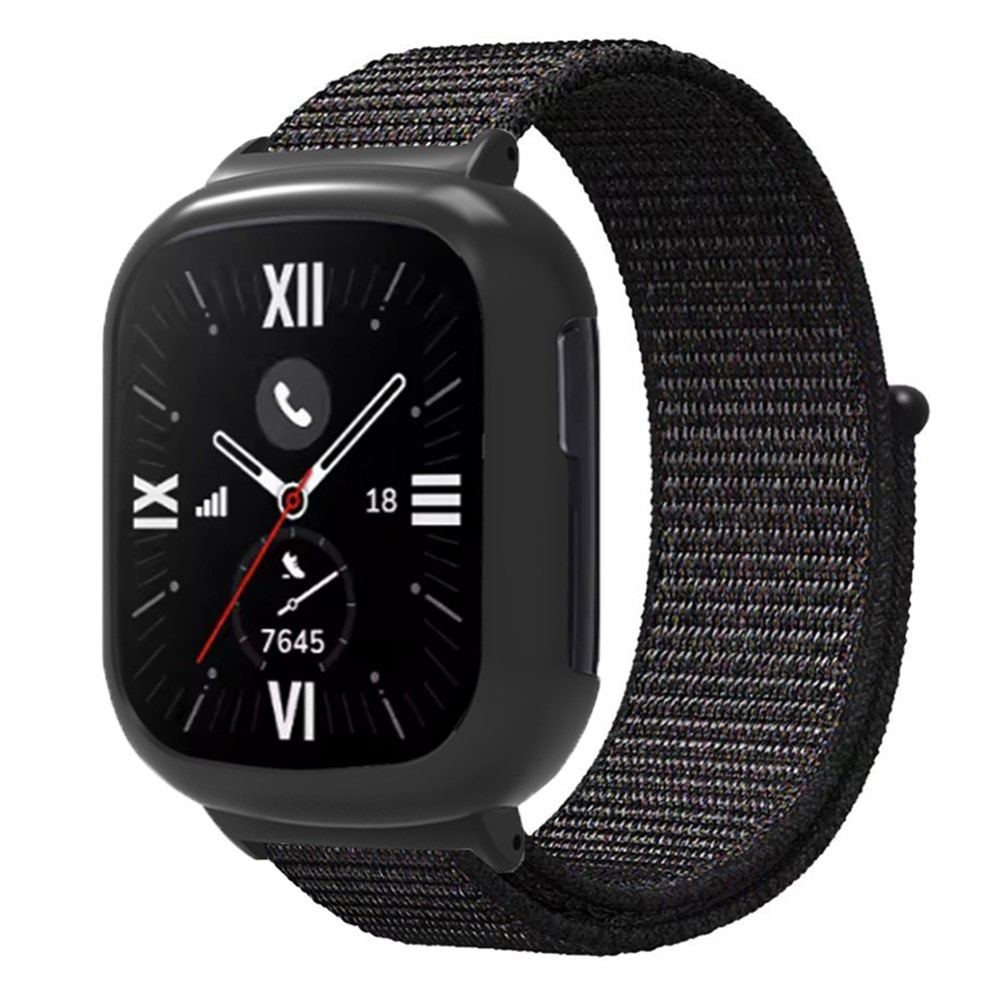 Cinturino in nylon Honor Watch 4, nero