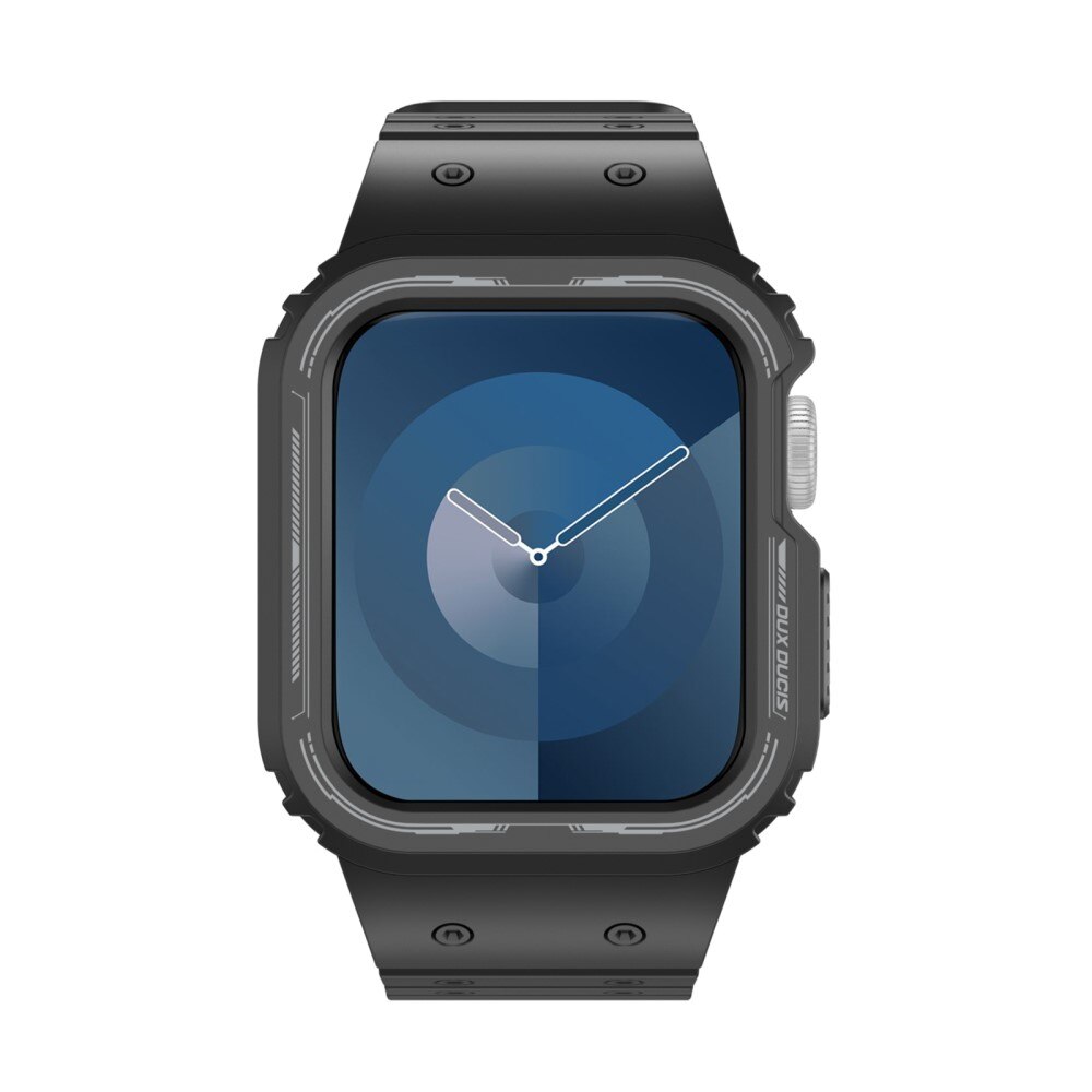 OA Series Cinturino in silicone con cover Apple Watch 41mm Series 7 nero