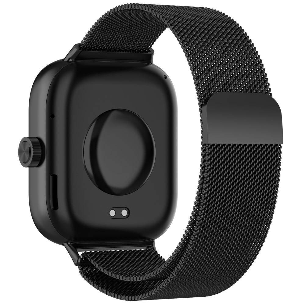 Cinturino in maglia milanese per Xiaomi Redmi Watch 4, nero